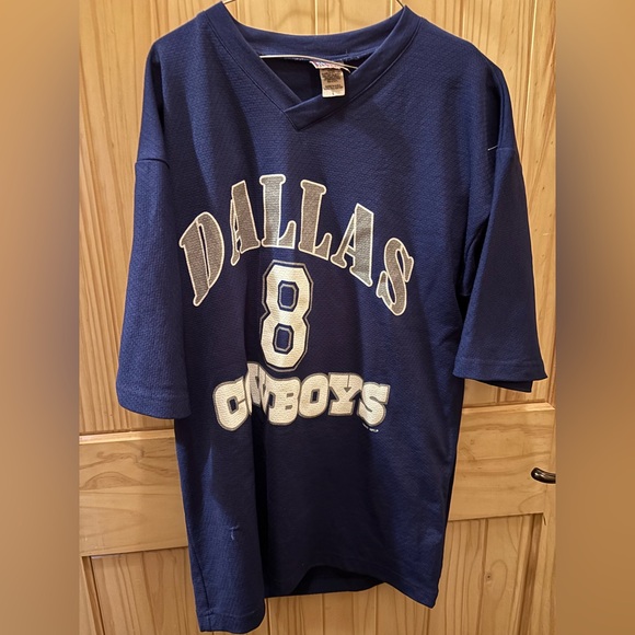 Other - Vintage Sport Attack Dallas Cowboys #8 Aikman shirt size large